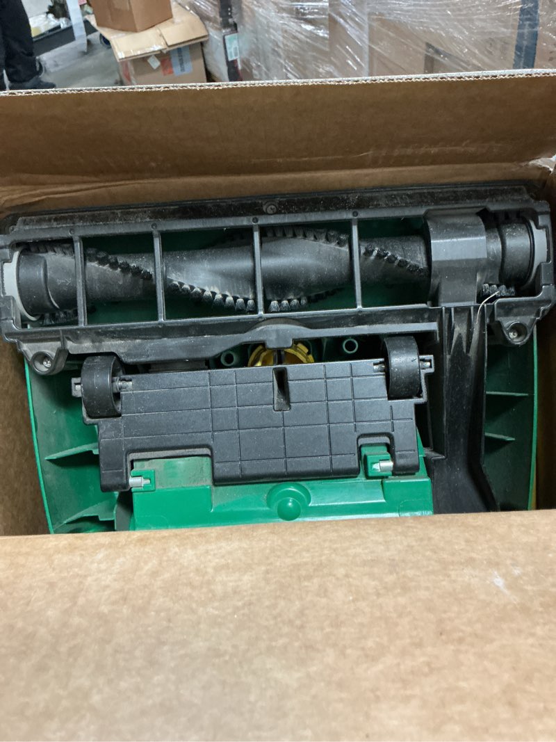 Condition photo showing As Is for BISSELL BigGreen BGU1937T 13.5" Pro Cup Bagless Upright Vacuum with On-board Tools, 44" Height, 13.5" Wide, 13.2" Length, Polypropylene, 2 fl. oz. Capacity, Green