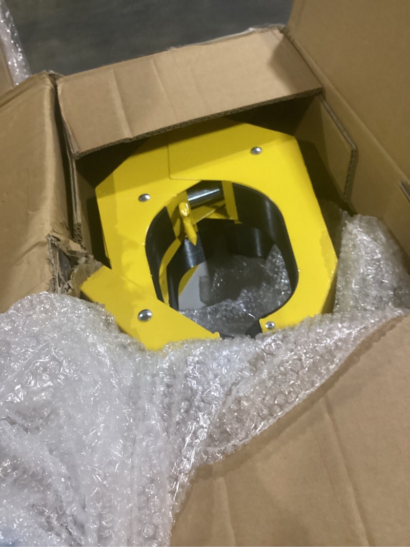 Condition photo showing Good Condition for vevor wheel lock clamp, 2 pack trailer wheel lock, heavy-duty anti theft tire lock, adjustable tire boot lock, trailer wheel locks for rv trailers, cars, trucks, suvs 2 pcs