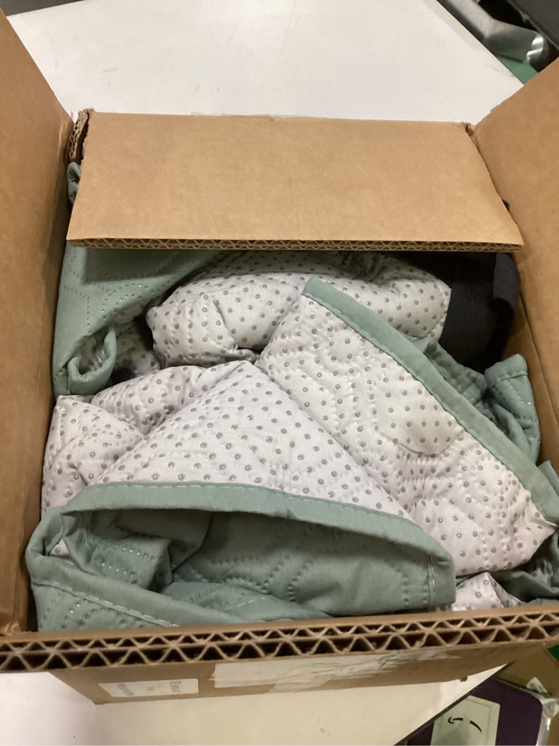 Condition photo showing As Is for H.VERSAILTEX 100% Waterproof Loveseat Covers for 2 Cushion Couch Thick Durable Couch Covers Triple Nonslip Furniture Protector for Dogs, Children, Pets, Machine Washable (Loveseat, Lily Pad) Lily Pad 48"-Medium Loveseat