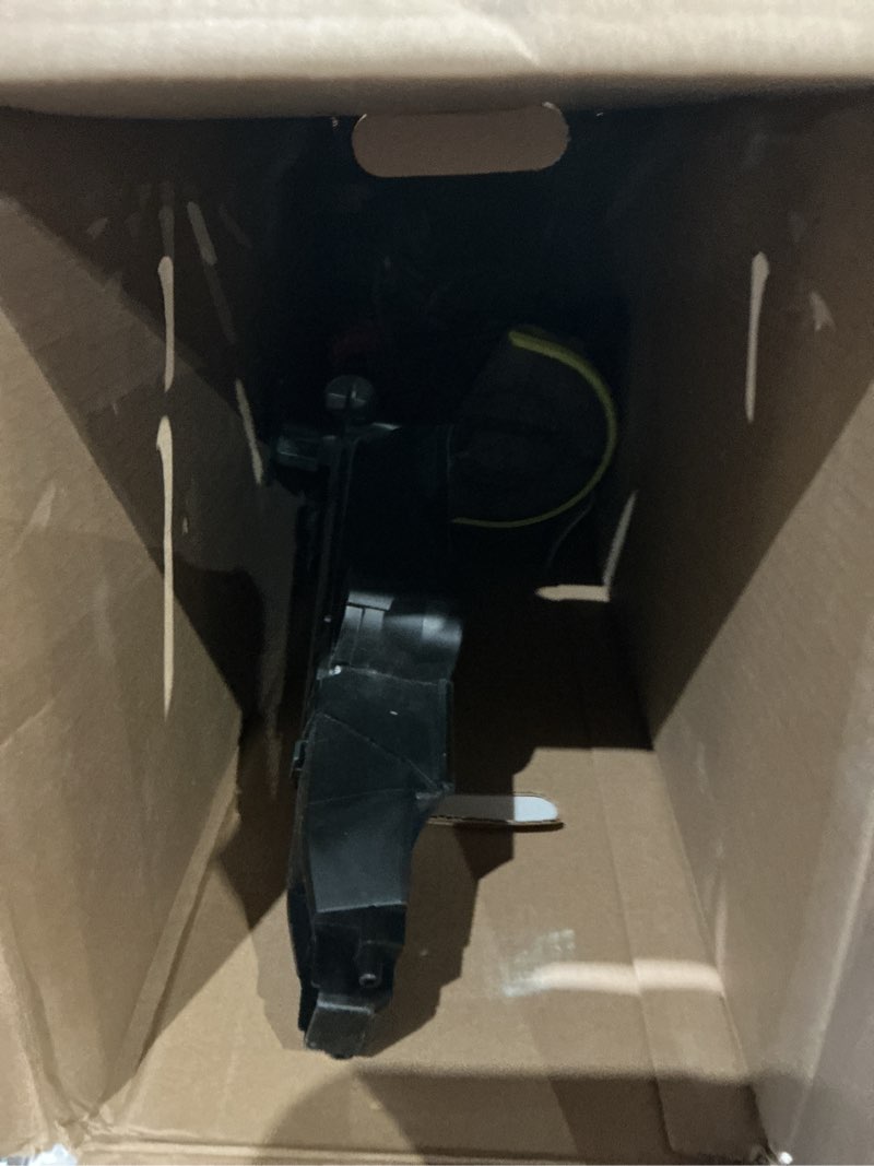 Condition photo showing As Is for incomplete missing pieces bissell 2252 cleanview swivel upright bagless vacuum with swivel steering, powerful pet hair pick up, specialized pet tools, large capacity dirt tank, easy empty green