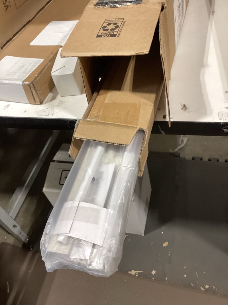 Condition photo showing Good Condition for unishades cordless blinds for indoor windows 1" vinyl textured print slats mini blinds for home, 30.5" w × 48" h - sand sand 30.5" w × 48" h