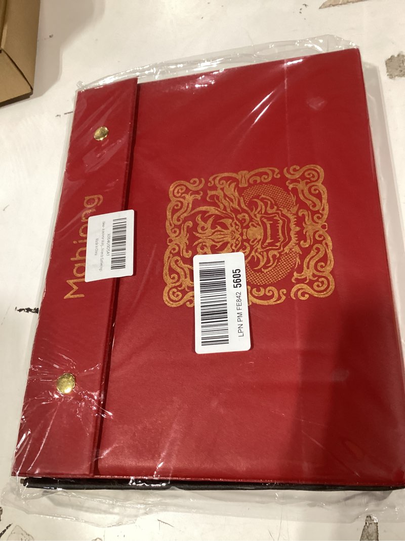 Condition photo showing Good Condition for Mahjong Tile Set, 146pcs Chinese Mahjong Set Quality Mah Jong Tiles with Exquisite Storage Box Easy to Carry, Instructions Include Mah Jongg Sets for Family & Friends Gatherings 1.41*1.1*0.71 inch