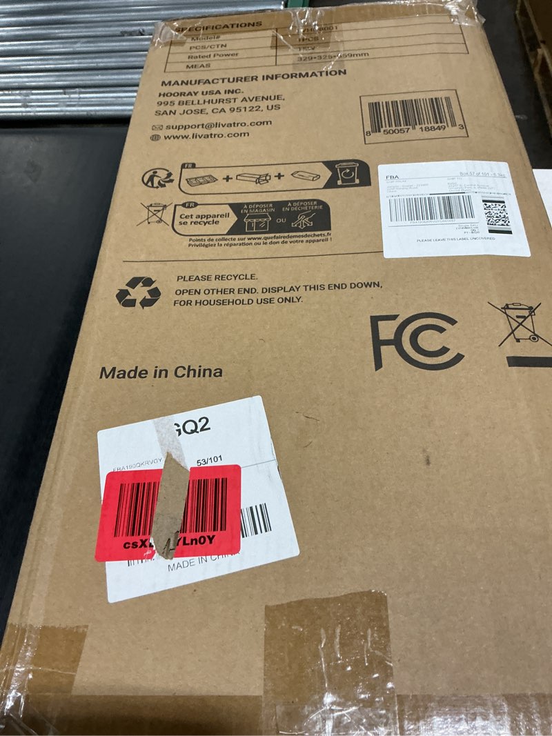 Condition photo showing Good Condition for 8L Evaporative Humidifier for Large Rooms up to 1000 ft²- Baby Elderly& Pet Safe Cool Evaporation, 900ml/h Output, UV Disinfection, Easy Top Fill,UltraQuiet 28dB, Smart AI Humidity Control Upgraded