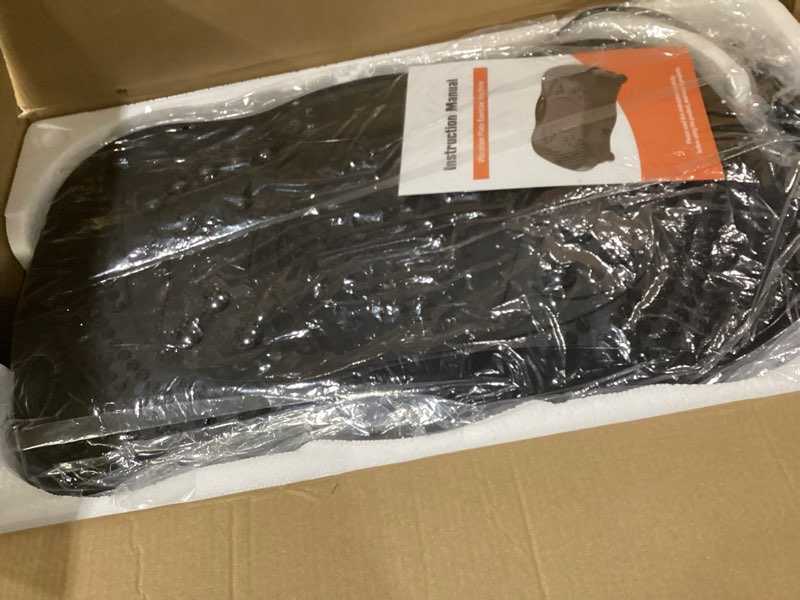 Condition photo showing New/Like New for vibration plate exercise machine, 130 levels full body workout vibrating plate for lymphatic drainage weight loss, 450 lbs capacity shake platform with resistance bands bluetooth for women men