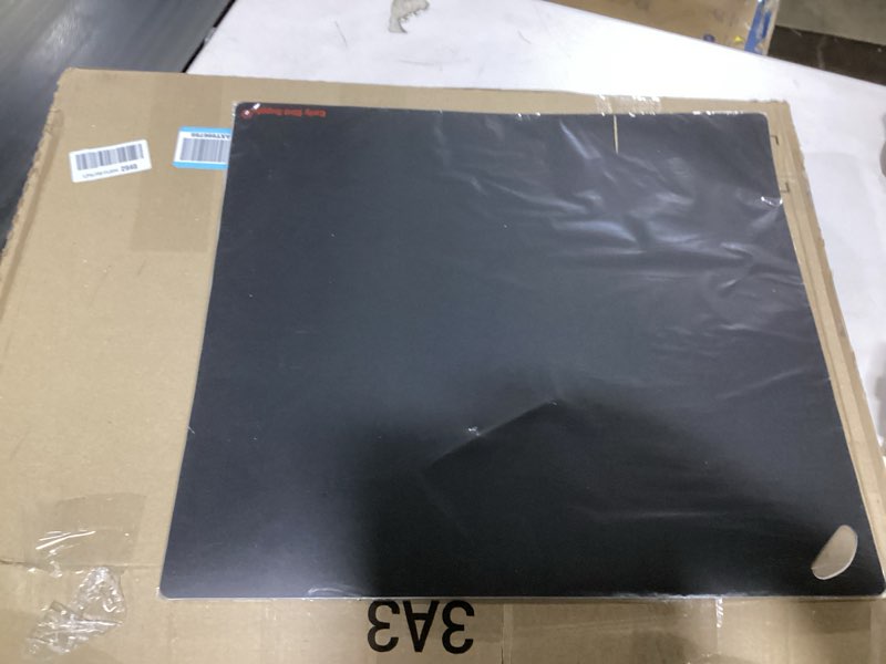 Condition photo showing As Is for Set of 2 Cutting board boards mat (Black-White, X-Large 22.5w"x20"hx.040"thick) Black-White X-Large