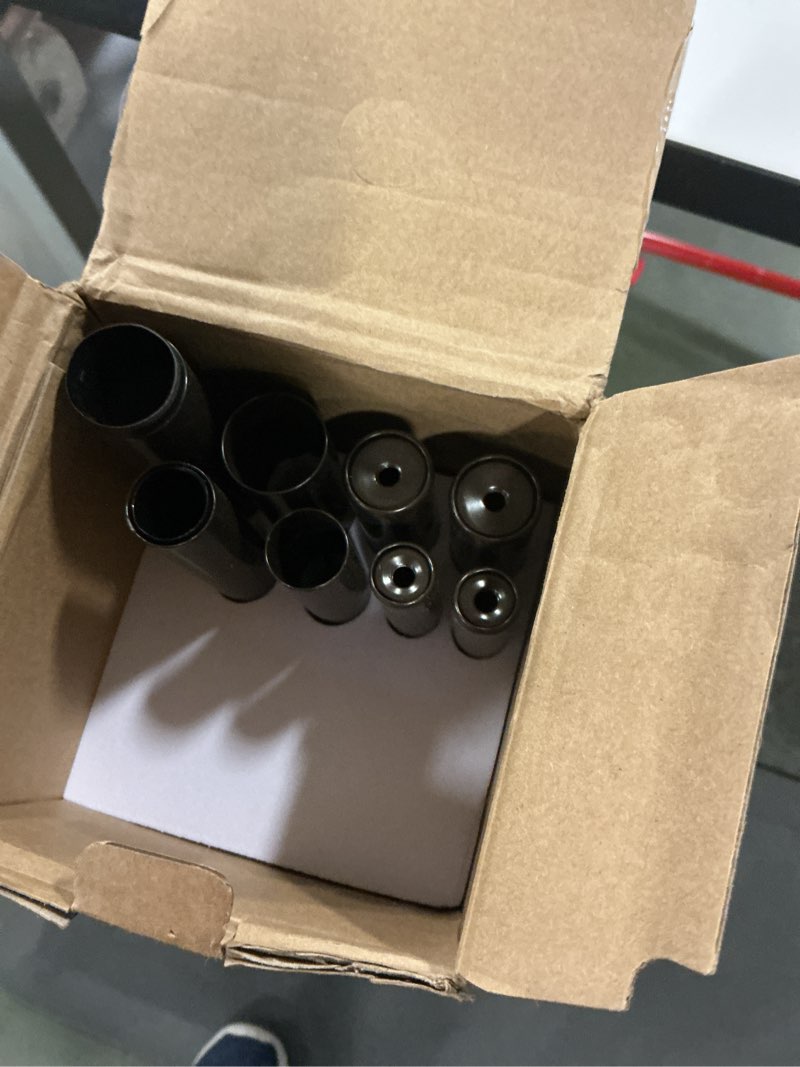 Condition photo showing Good Condition for KAMANINA 1 Inch Double Curtain Rods 66 to 120 Inches (5.5-10 Feet) Telescoping Heavy Duty Drapery Rod for Windows 54 to 115, Netted Texture Finials, Antique Bronze Antique Bronze 66-120"
