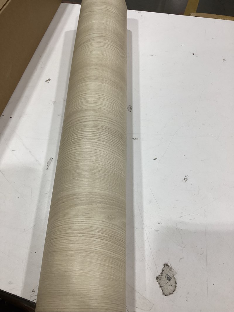 Condition photo showing Good Condition for wood grain peel and stick floor tiles – 11.8” width, full roll length of 118" – versatile design for any space, yellow self adhesive vinyl flooring, waterproof and non-slip features 118"*11.8" yellow 1