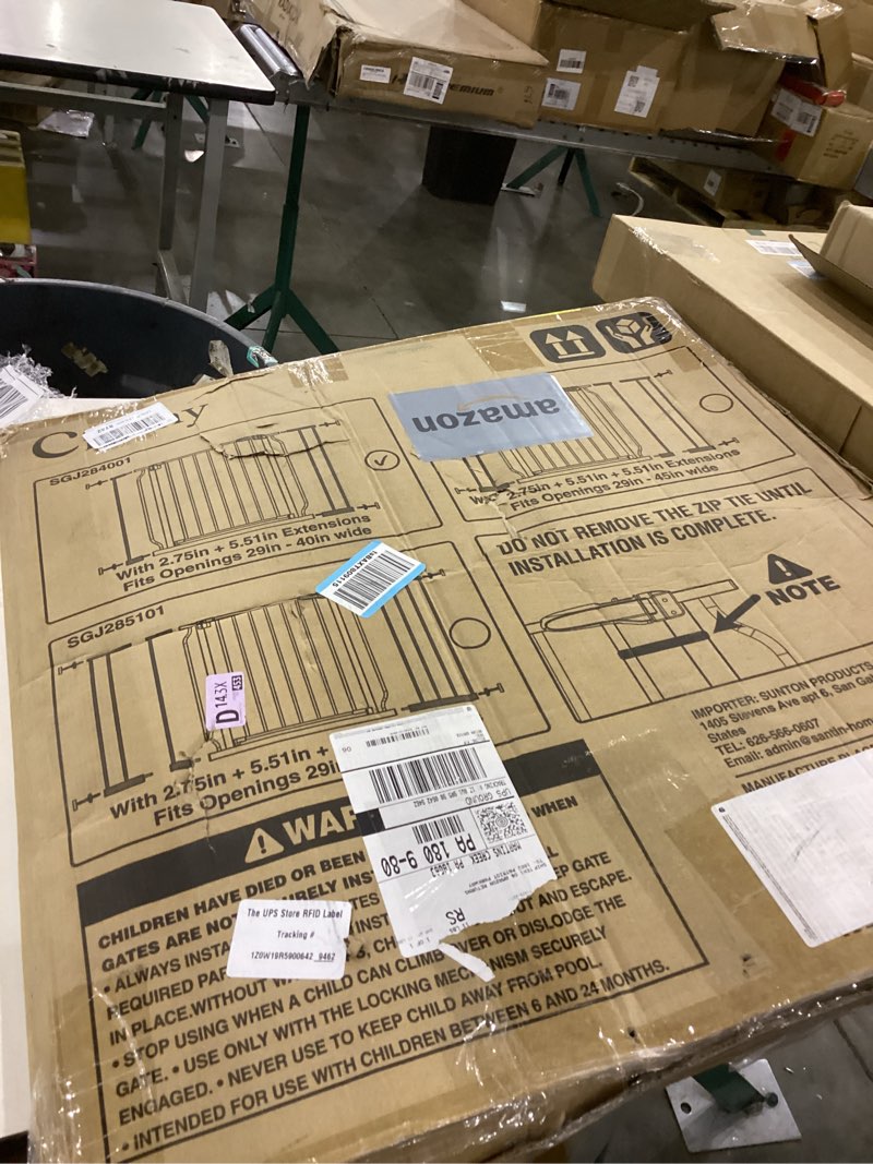 Condition photo showing As Is for Safety gate