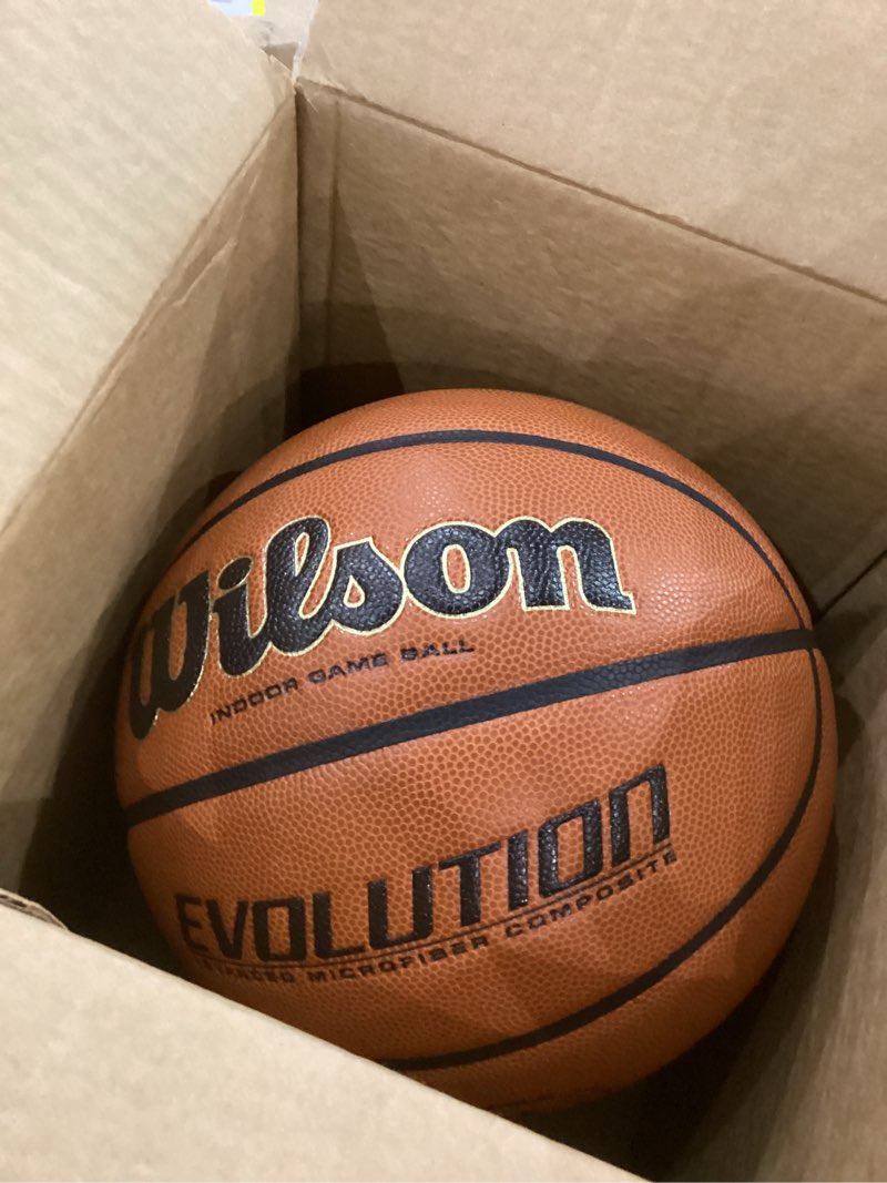 WILSON Evolution Game Basketball - Game Ball, Size 7 - 29.5"