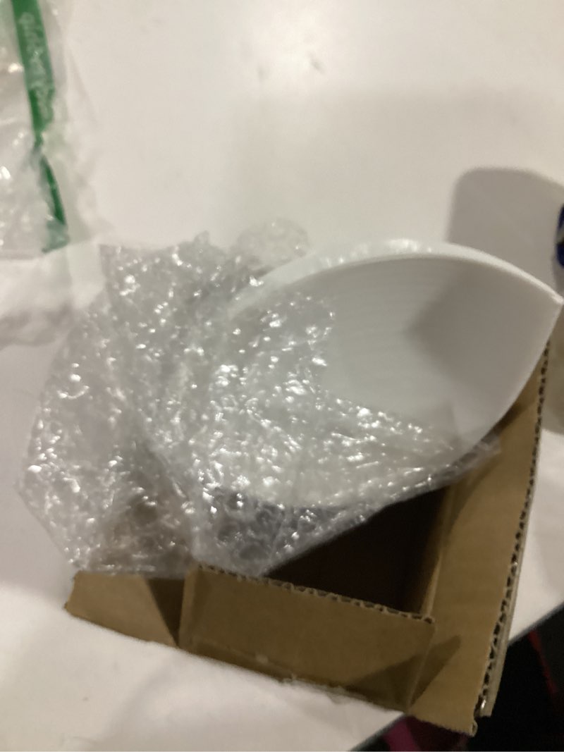 Condition photo showing New/Like New for 4-pack stick-on half shades for recessed ceiling lights – glare blocker & light diffuser covers, easy installation, white