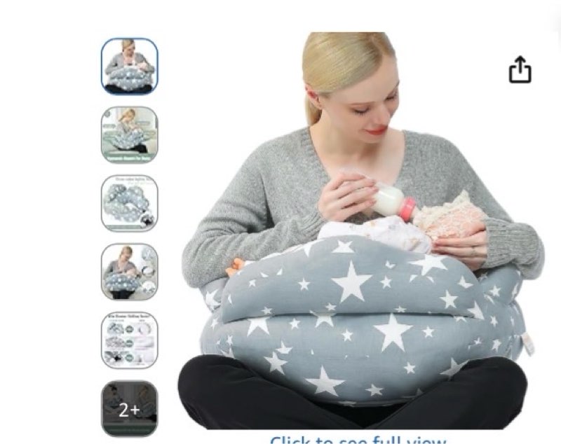 chilling home nursing pillow for breastfeeding, adjustable nursing pillow breast feeding pillow bottle feeding, breastfeeding essentials for newborn, removable cover