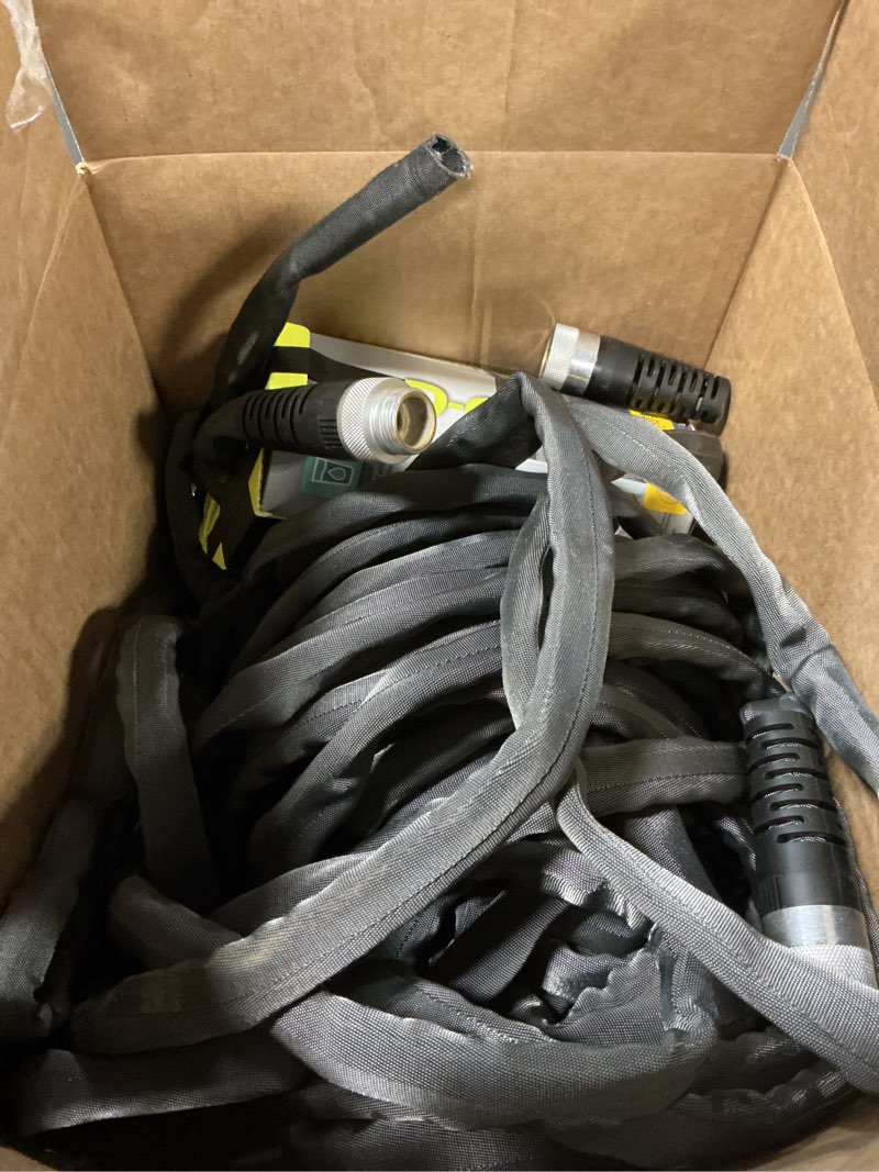 Condition photo showing As Is for teknor apex zero-g 5/8 in. d x 100 ft. l heavy duty commercial grade garden hose