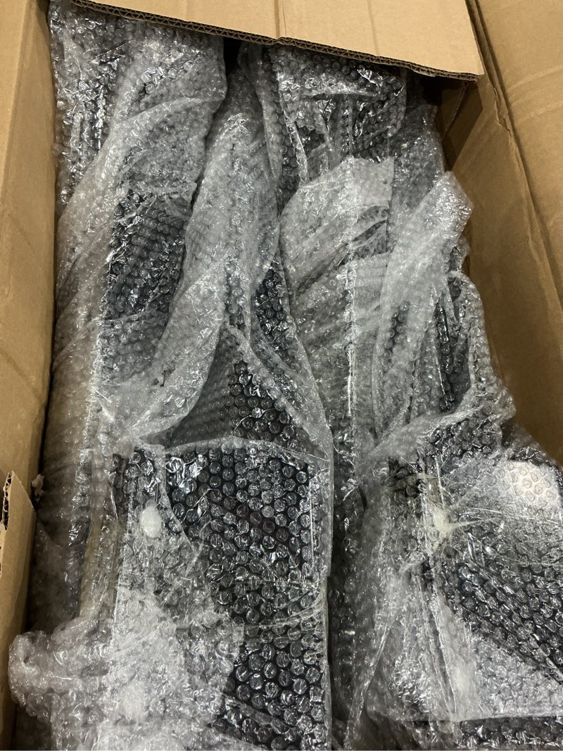 Condition photo showing Good Condition for 24 inch fence post anchor ground spike heavy duty metal black powder coated fence stakes post base, 4x4 inch (inner size 3.6"x3.6"), pack of 4 24 inch 4