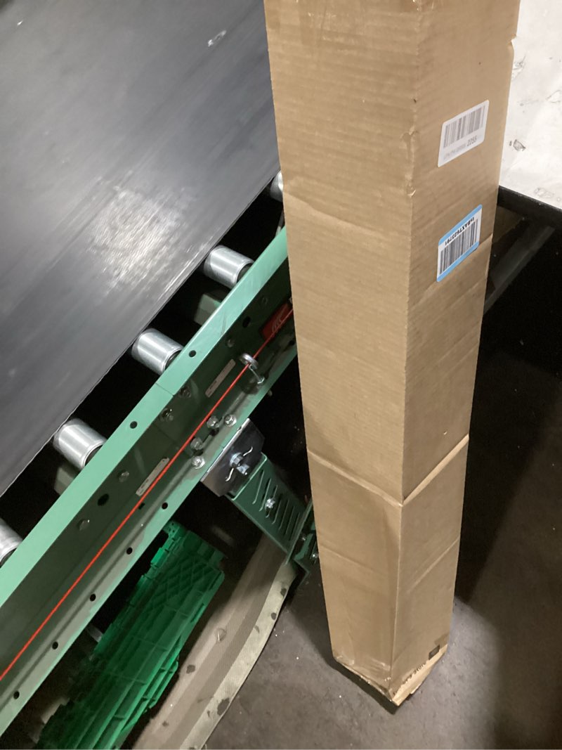 Condition photo showing Good Condition for ivilon curtain rod for windows 28 to 48 inch – 1 inch telescoping drapery rod, 2 long sections, end cap finials, black 28 to 48 in.