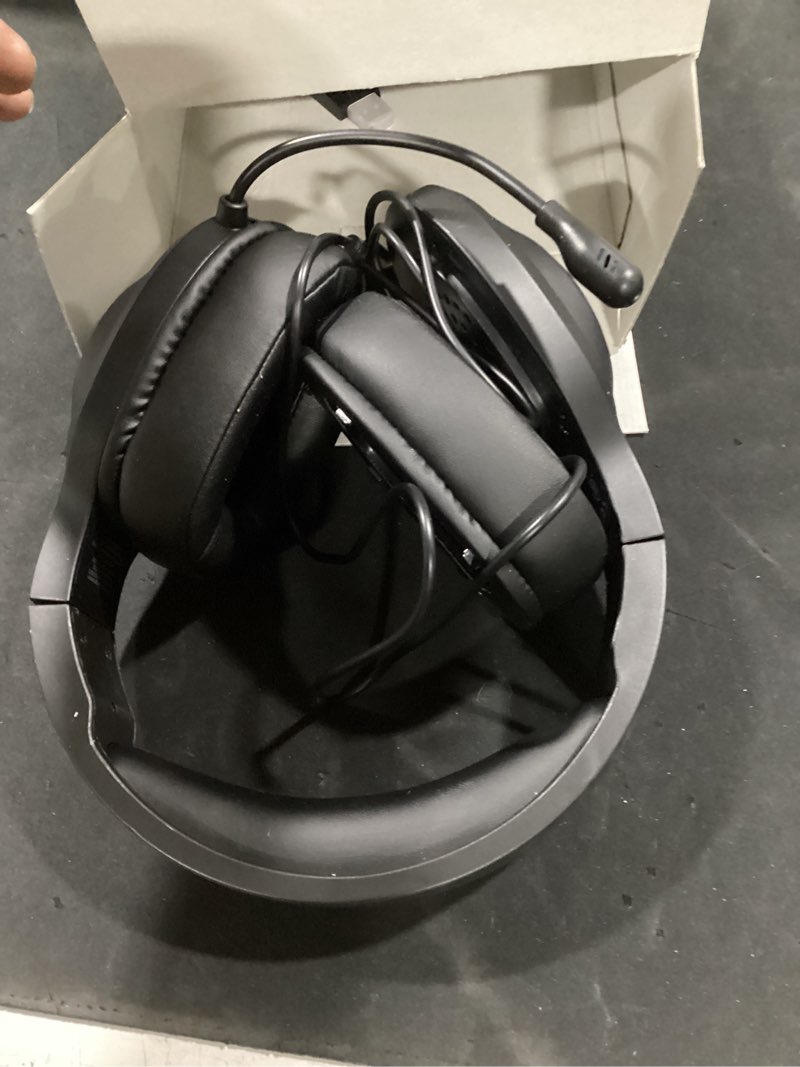 Condition photo showing Good Condition for aoc wireless gaming headset compatible with ps5/4, nintendo switch, pc, bluetooth 5.4 & 2.4ghz gaming headphones with noise canceling mic, rgb, type-c, 20ms latency, 45h, 7.1 virtual surround- black