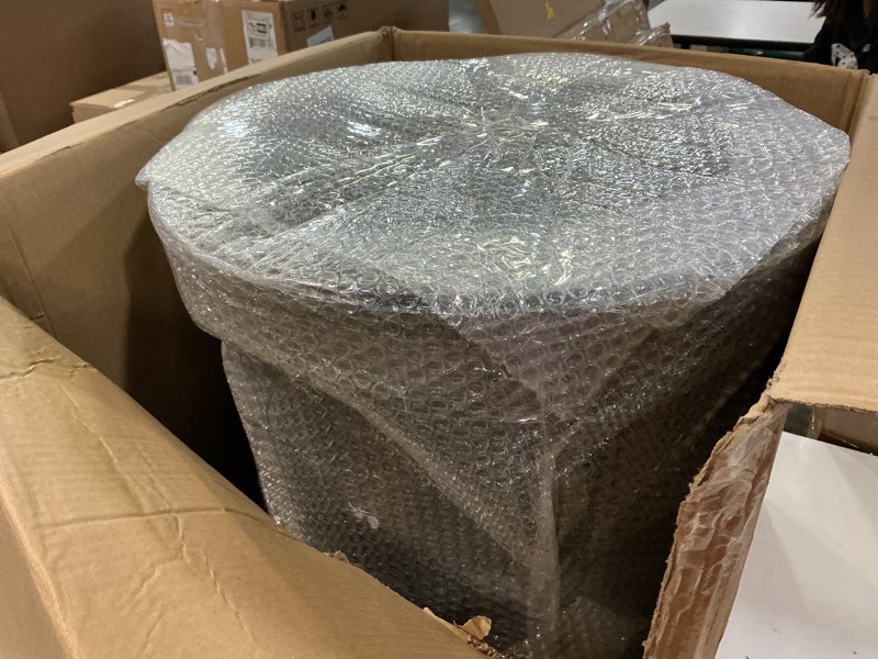 Condition photo showing Good Condition for 18.5 x 14.9 x 16.9'' large size perforated sump pump basin and lid combo, heavy-duty plastic sump pump pit for basement, crawl space, kitchen sink sewage pump wells and irrigation systems 18.5 x 14.9 x 16.9 inch
