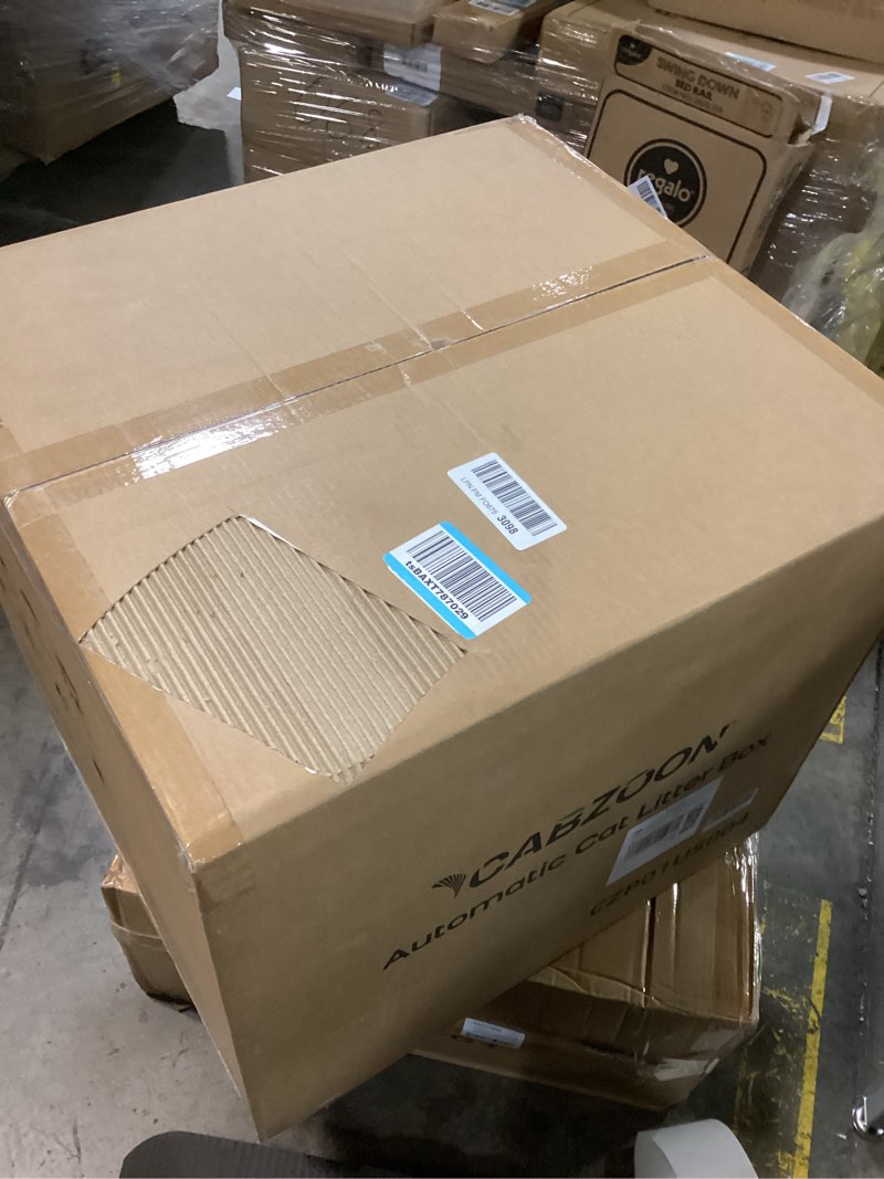 Condition photo showing Good Condition for Self Cleaning Litter Box for Multiple Cats,90L Automatic Cat Litter Box Self Cleaning App-Controlled,Dual Safety Protection,1 Rolls Garbage Bags,White