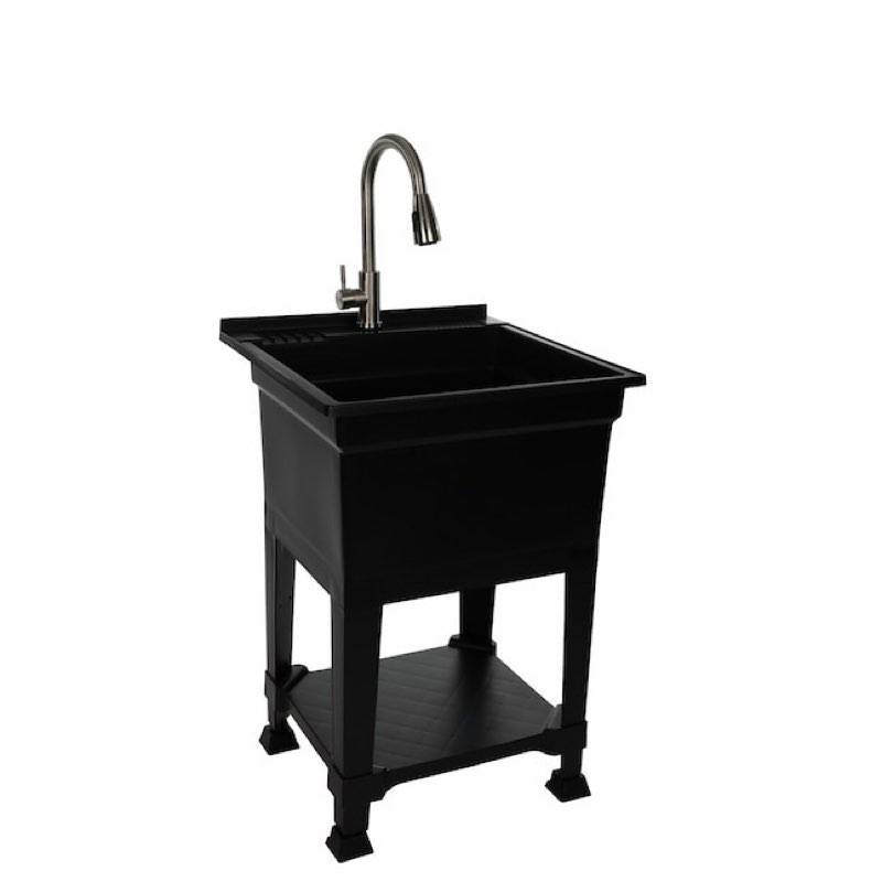 Project source 24” in laundry tub with faucet 