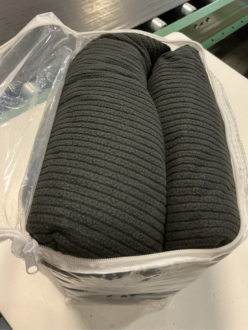 Condition photo showing Good Condition for 100% waterproofloveseat cover 3-piece set striped loveseat slipcovers for 2 cushion couch sofa covers with tpu leakproof bottom stretch couch protector pet proof - loveseat, navy 2 cushion loveseat navy