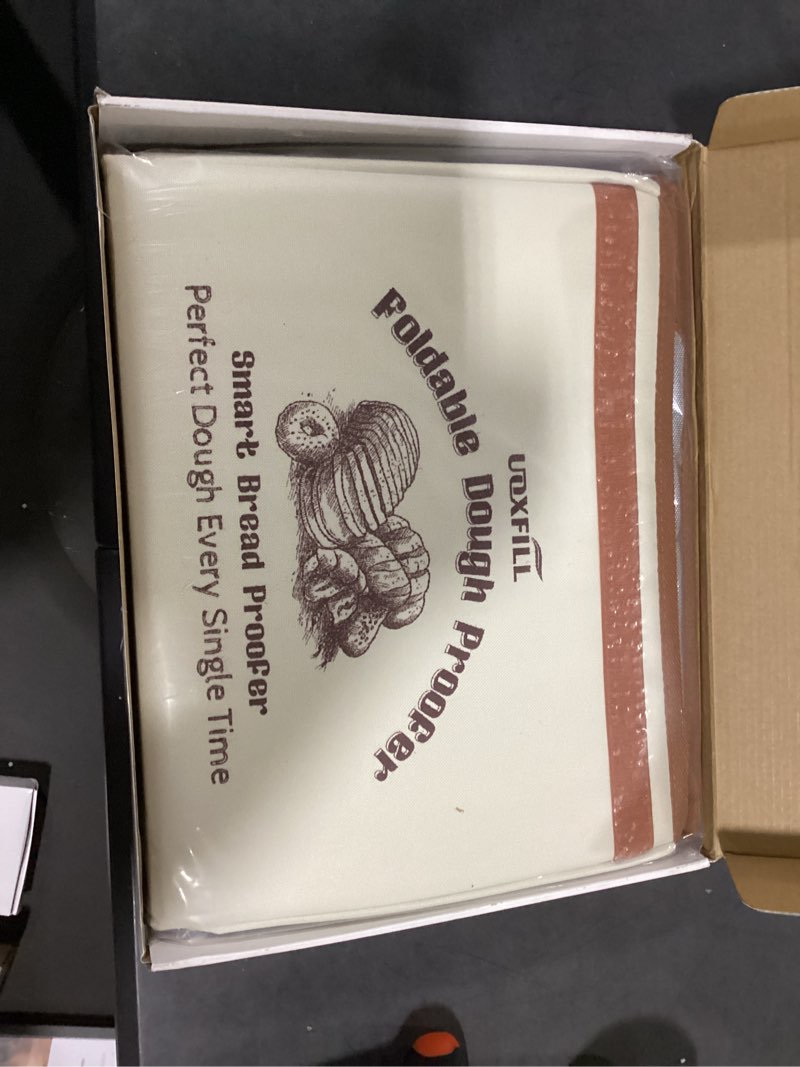 Condition photo showing Good Condition for folding bread proofing box with temp control(50-122?) & 48h timer, dough proofer with metal rack, proofing box for sourdough, bread baking, pizza, yogurt, kombucha, space-saving & easy to use