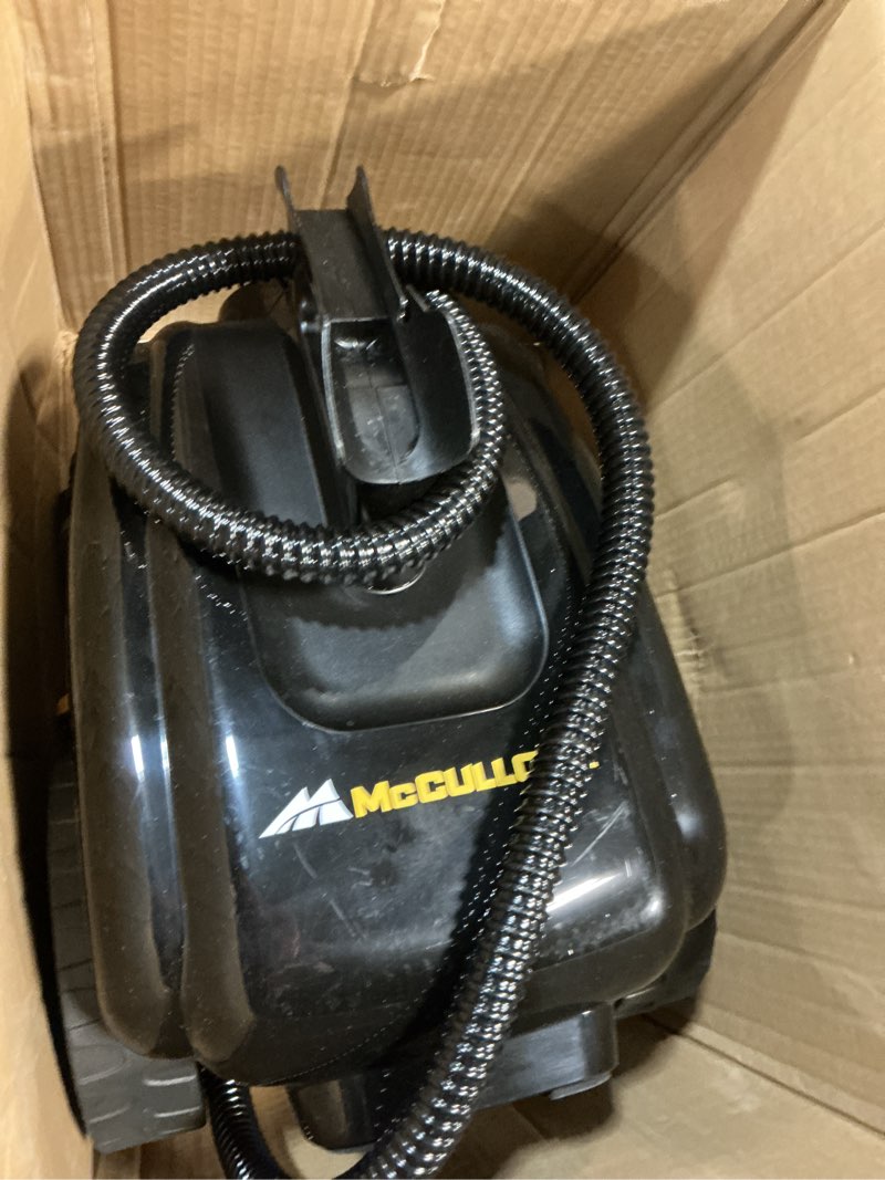 Condition photo showing Good Condition for McCulloch MC1385 Deluxe Canister Steam Cleaner, 2-Hour Runtime, Chemical-Free, 23 Accessories: Mop Head, Brushes & More - Built for Home, Tile, Carpet, Furniture, & Personal Car Detailing