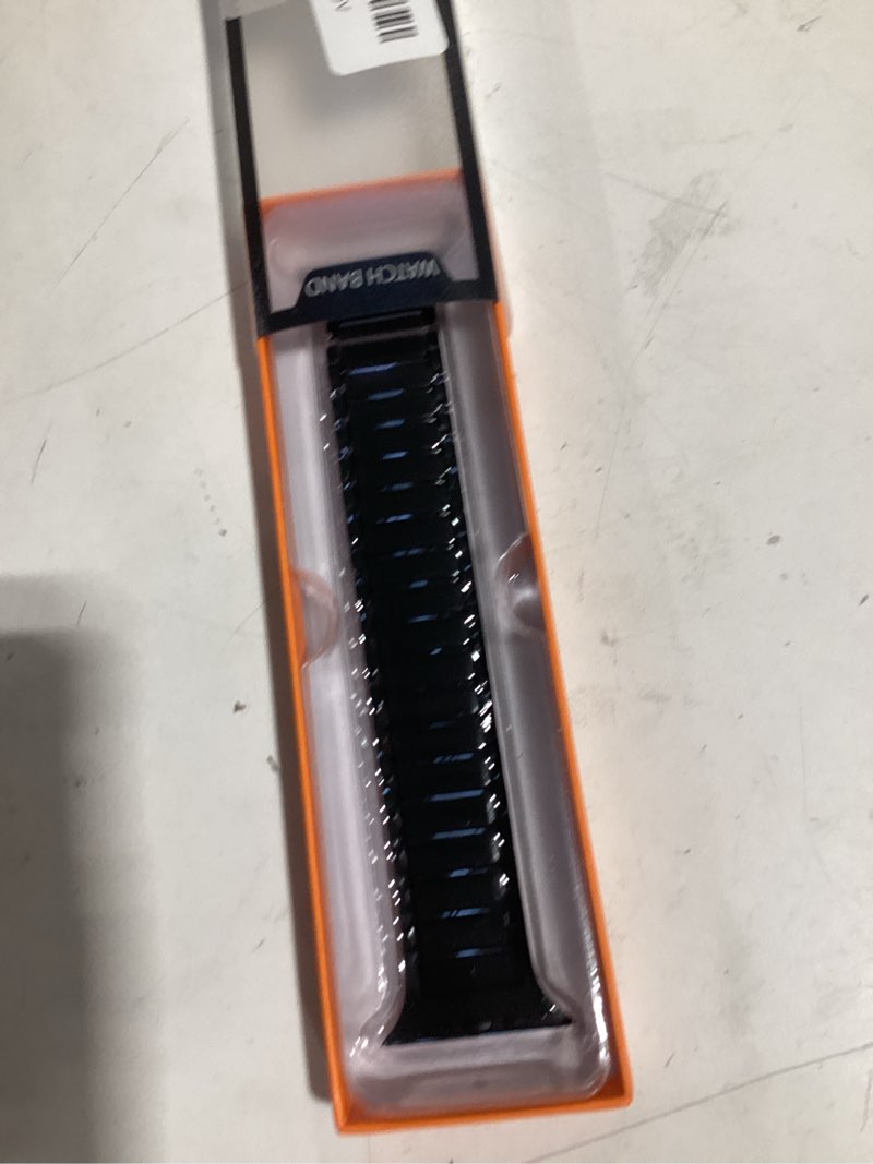 Condition photo showing Good Condition for thwalk magnetic link solo loop sport silicone bands compatible with apple watch ultra 3/2/1 49mm, series 11/10 46/42mm, 9/8/7 45/41mm, se 6/5/4 44/40mm, 3/2/1 42/38mm for women men black 44mm/45mm/46mm/49mm