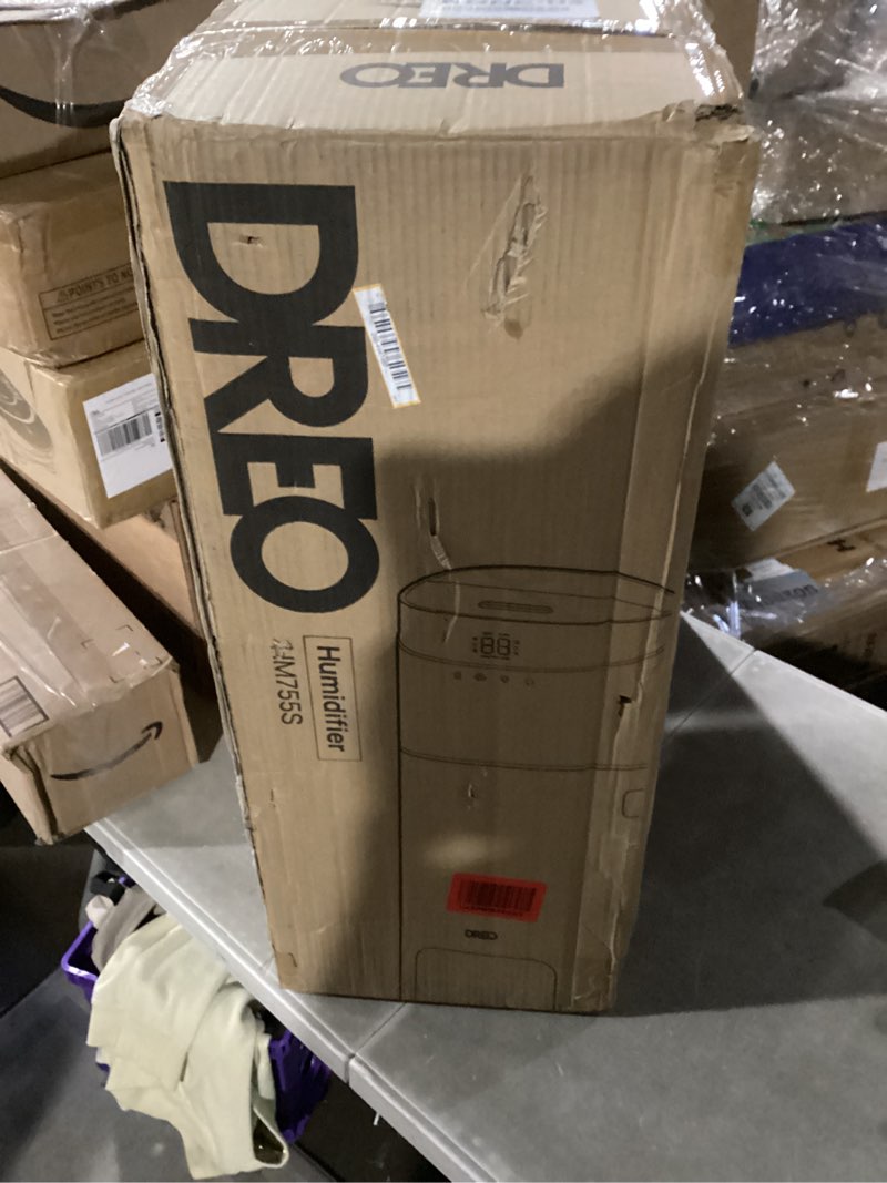 Condition photo showing New/Like New for dreo 16l smart humidifier large room 1000 ft², 130h cool mist air humidifiers for bedroom plants baby, top fill, remote/touch/voice & app control, clean tank technology, 30db, hm755s grey