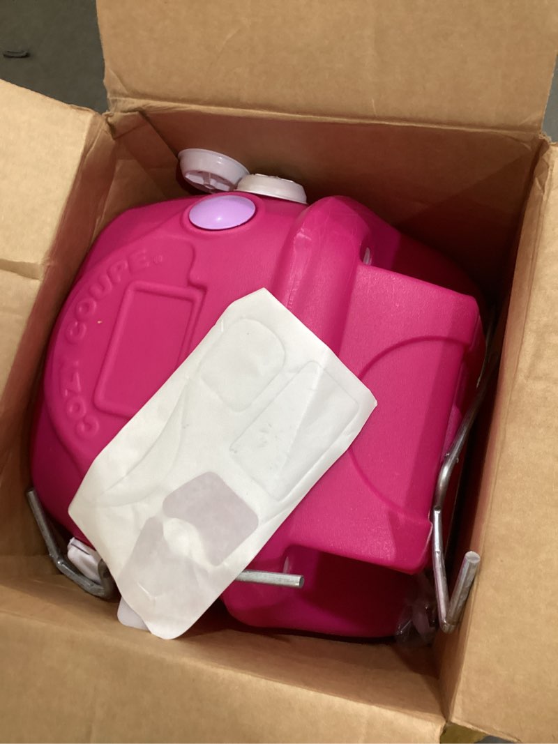 Condition photo showing As Is for little tikes princess cozy coupe (magenta) for girls and boys ages 1 year +