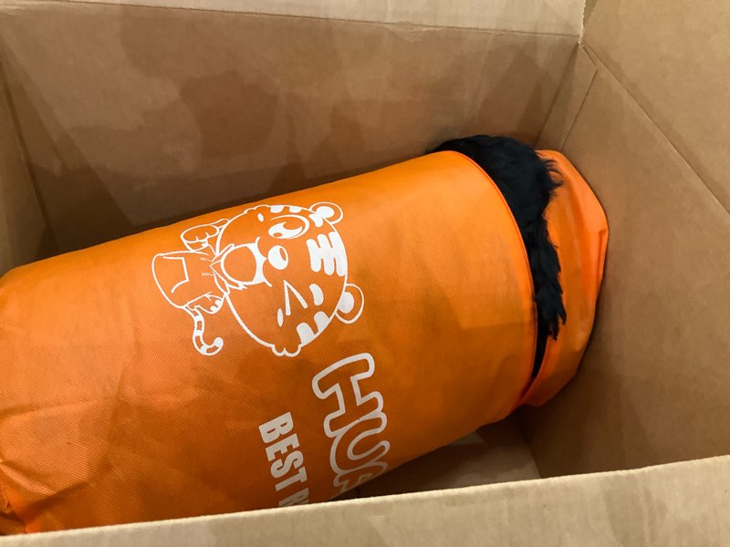 Condition photo showing New/Like New for HUAHOO Premium Genuine Sheepskin Rug Black Real Australia Sheepskin Natural Luxury Fluffy Lambskin Fur Area Rug Seat Covers for Kids Bedroom Sofa Chair Cover Pets Dogs Mat Double Pelt/2' x 6' Black Double Pelt/2 ft x 6 ft Black