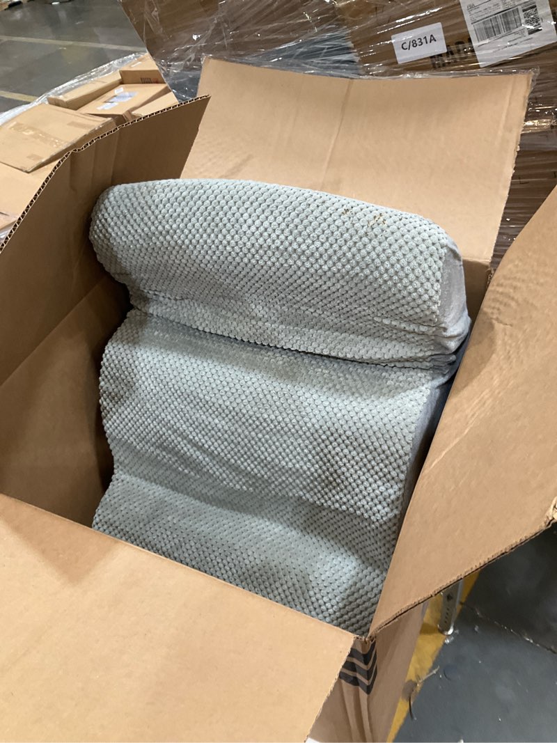 Condition photo showing Good Condition for dog stairs for small dogs, 3 tiers high density foam dog ramp, extra wide non-slip pet steps for high beds or couch, soft foam doggie ladder for dogs injured, older pets, small cats gray 3 steps