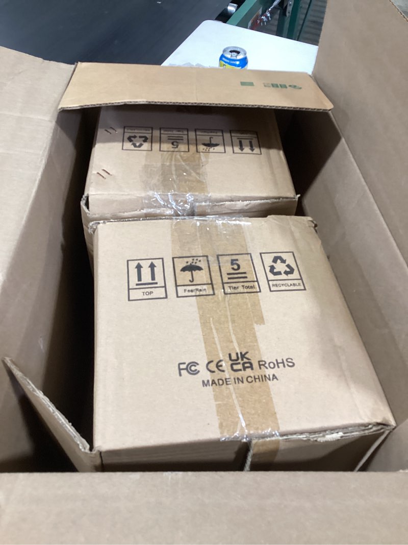 Condition photo showing New/Like New for u`king stage lights moving head lights 8 gobos 8 colors 11 channels 25w spotlights dmx 512 with sound activated for wedding dj party stage lighting 2pcs brown