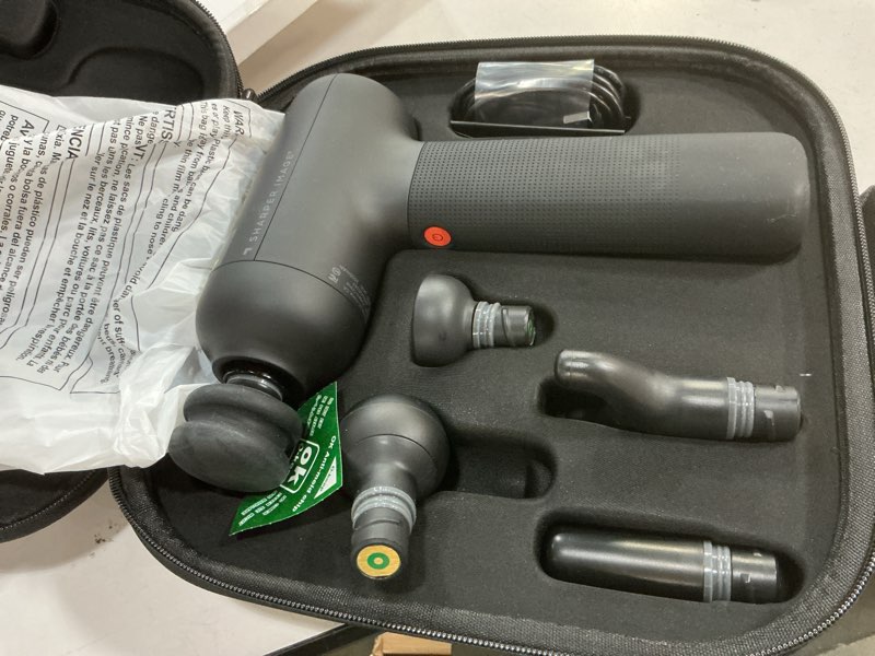 Condition photo showing As Is for sharper image powerboost ultra deep tissue percussion massager