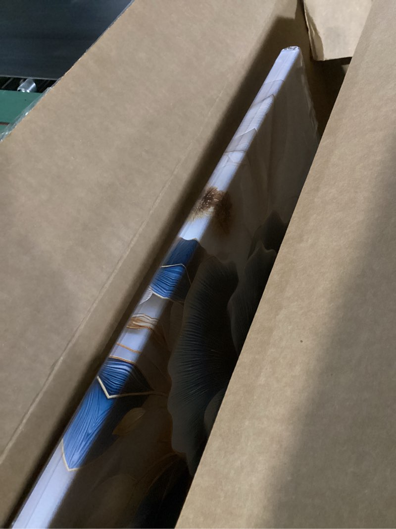 Large Canvas Wall Art for Living Room Blue and White Floral Print Painting wall Decor for Bedroom Of