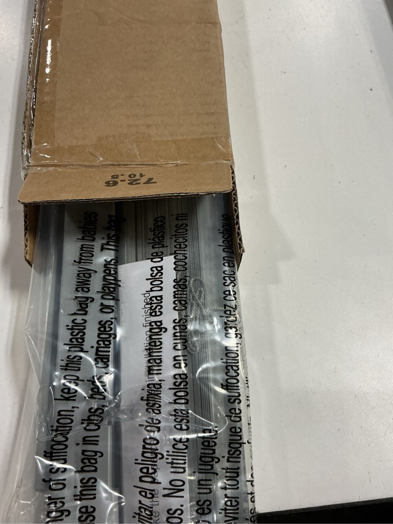 Condition photo showing New/Like New for lazblinds no tools no drill 1" vinyl mini blinds, cordless blinds for windows, light filtering horiz