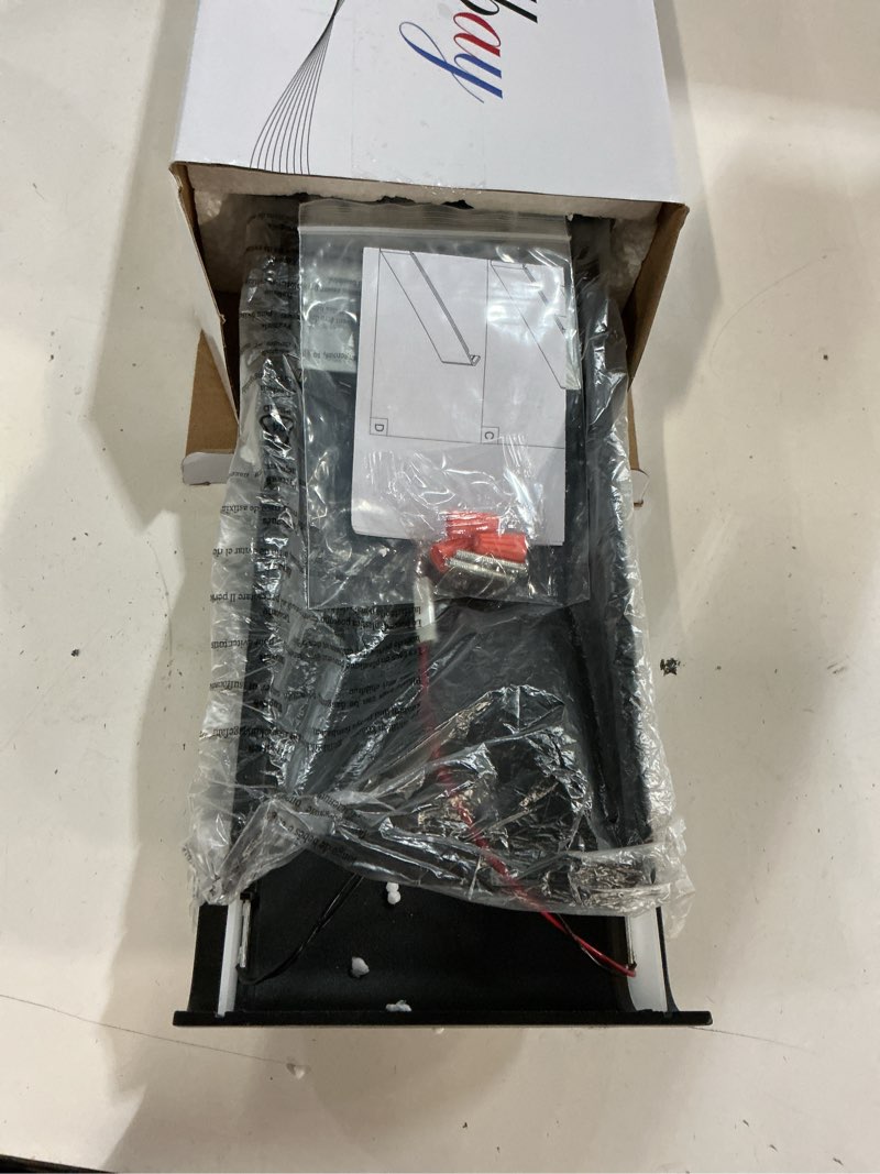 Condition photo showing Good Condition for ralbay 24 inch led wall sconce lighting, 20w black vanity lights for bathroom vanity, matte black modern warm white 2700-3200k black-warm white 24 inch