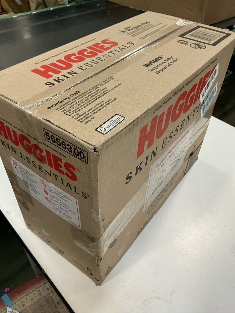 Condition photo showing New/Like New for Huggies Skin Essentials Disposable Diapers - Econ+ Pack - Size 5 - 132ct