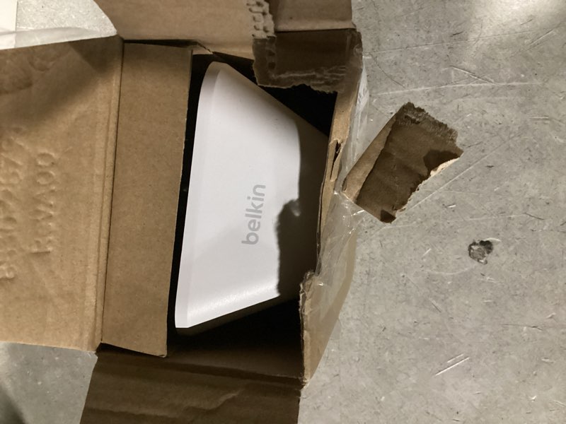 Condition photo showing Good Condition for Belkin 6-Outlet Surge Protector Power Strip, ETL-listed, Wall-Mountable w/ 6 AC Outlets, Overvoltage Protection, LED Indicator, USB-C & USB-A Ports w/ USB-C PD Fast Charge - 1,680 Joules of Protection