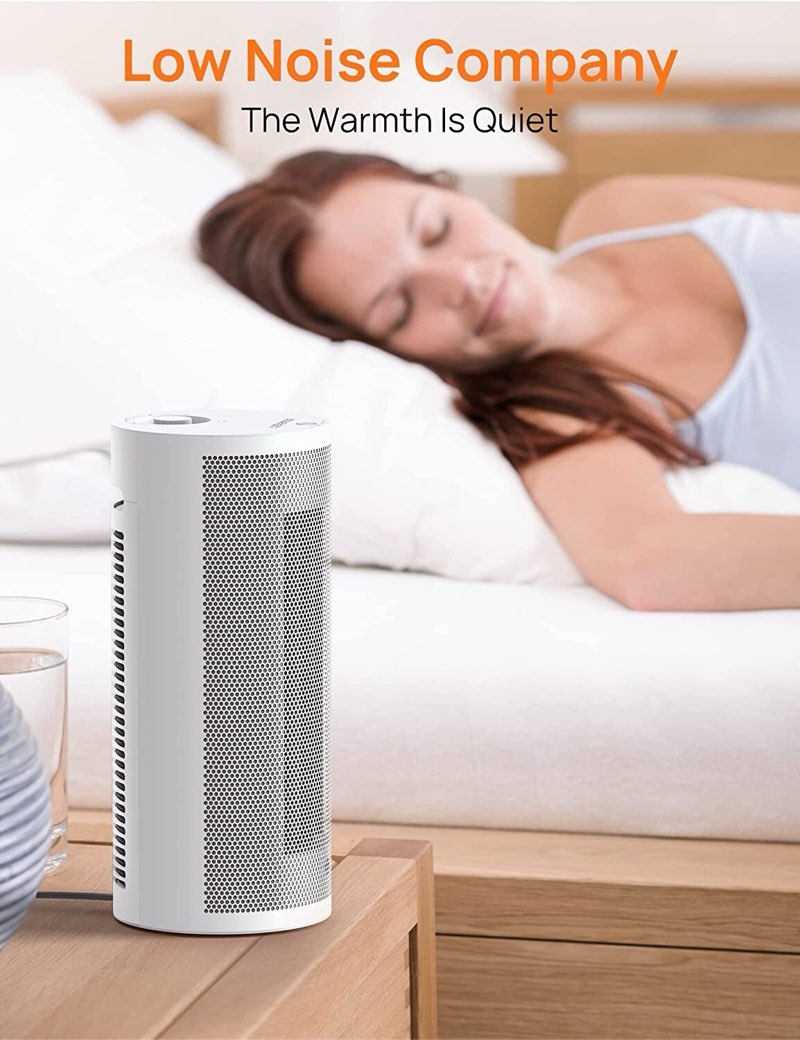 upstreman 1500w space heater indoor small heater fast ptc ceramic heating white