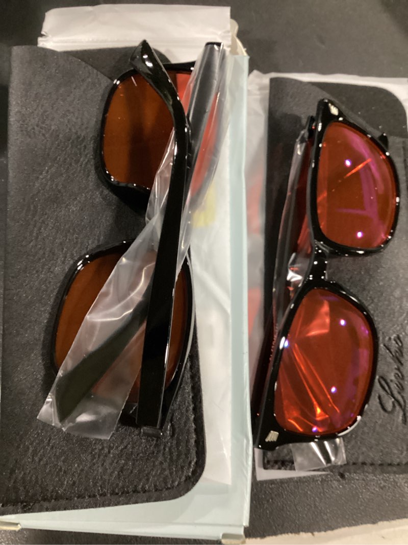 Condition photo showing Good Condition for livho bluelight, eye strain & uv glare blocking glasses 2-pack