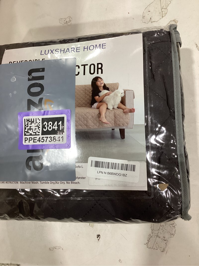 Condition photo showing New/Like New for Luxshare Home Recliner Chair Covers Reversible Sofa Cover Couch Cover for Pets Lazy Boy Furniture Protector(28''Recliner,Dark Grey/Dark Grey) Dark Grey/Dark Grey 28''Recliner