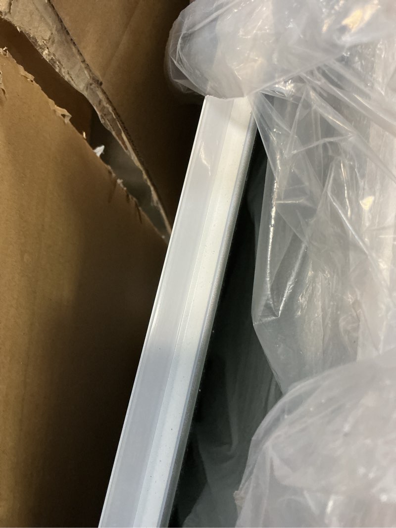 Condition photo showing Good Condition for Koonmi 30x36 LED Bathroom Mirror, Backlit + Front Lit, LED Bathroom Mirror with Lights for Wall, 3 Colors, Anti-Fog, Dimmable Brightness, Memory Function, Tempered Glass 3 Color Modes 36"L x 30"W