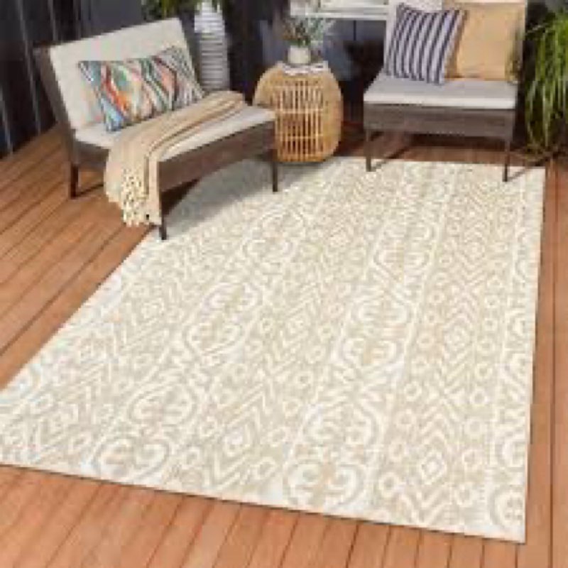 kayson moroccan flatweave area rug in cream