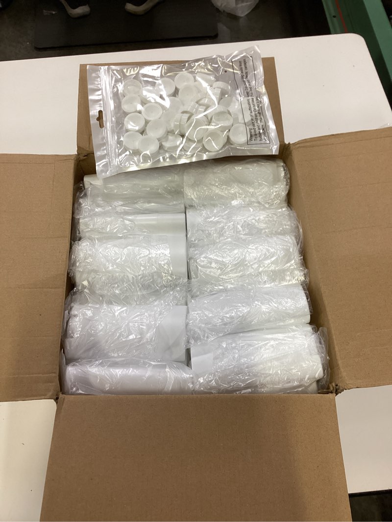 Condition photo showing New/Like New for 50 Pack White Empty Deodorant Containers, 75ml/2.5oz, Bottom Filling, Refillable Deodorant Tubes Lipstick Balm Tubes Twisted, Plastic Oval for Homemade DIY Aromatherapy, Balm, Lotion 75ml/2.5oz White