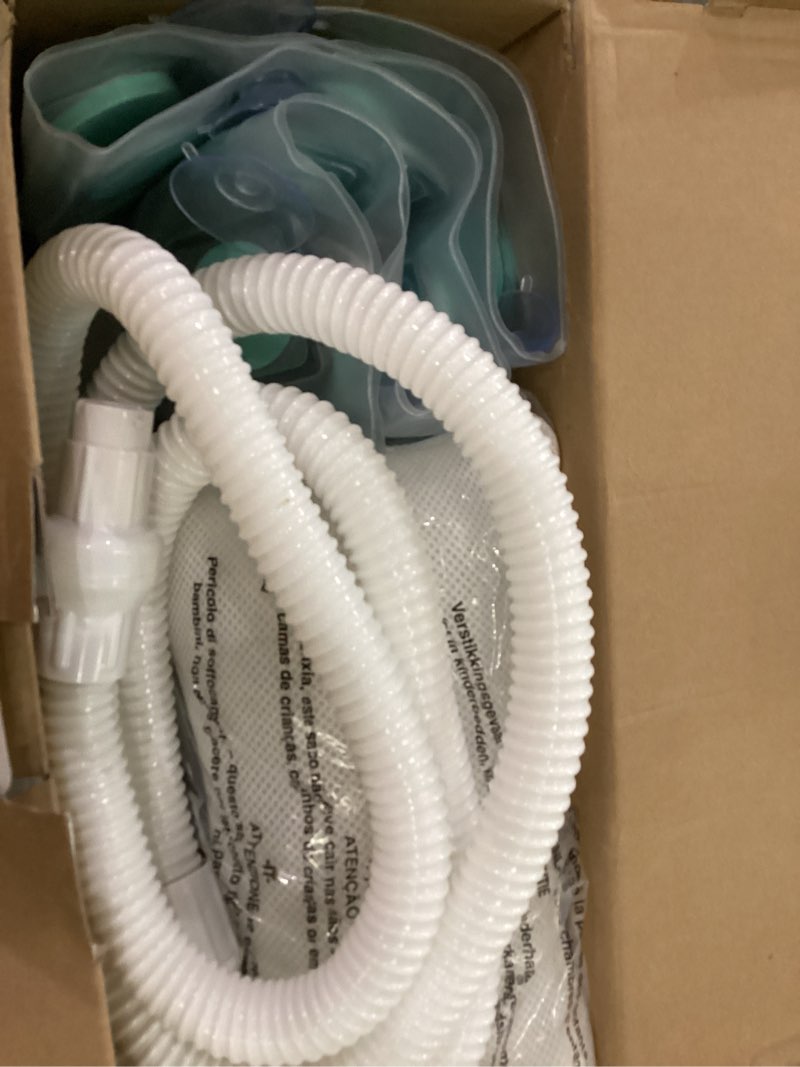 Condition photo showing As Is for SereneLife Bubble Bath Mat – Portable Spa Mat with Adjustable Intensity, Waterproof LED Light, Pillow and Remote Control for Ultimate Relaxation, 47" x 14.2" (Teal)