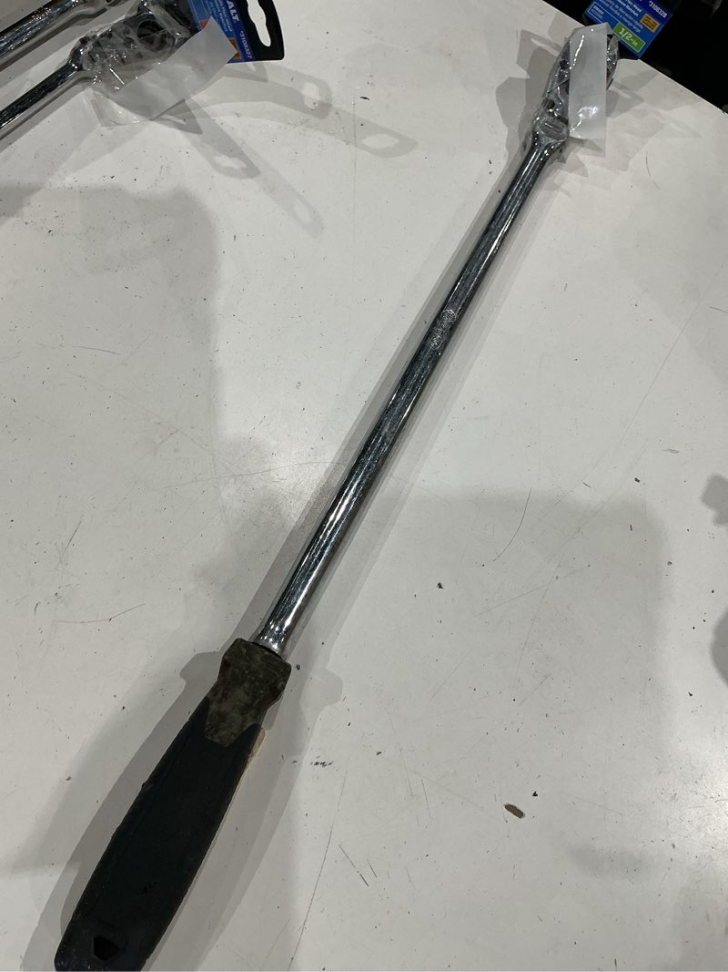 Condition photo showing As Is for kobalt 72-tooth 1/2-in drive comfort grip handle flexible head ratchet