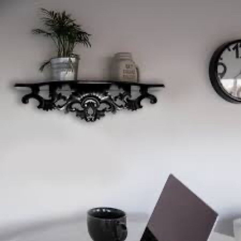 Bannerman 29" Wide Pine Solid Wood Floating Shelf