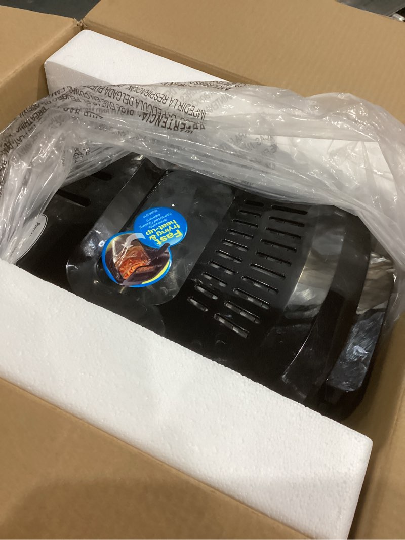 Condition photo showing Good Condition for Hamilton Beach Cool Touch Electric Deep Fryer with Basket and Lid, 2 Liters / 8 Cups Oil Capacity, Adjustable Temperature, 1500 Watts for Fast Heat-up, viewing Window Easy to Clean, Black (35021)