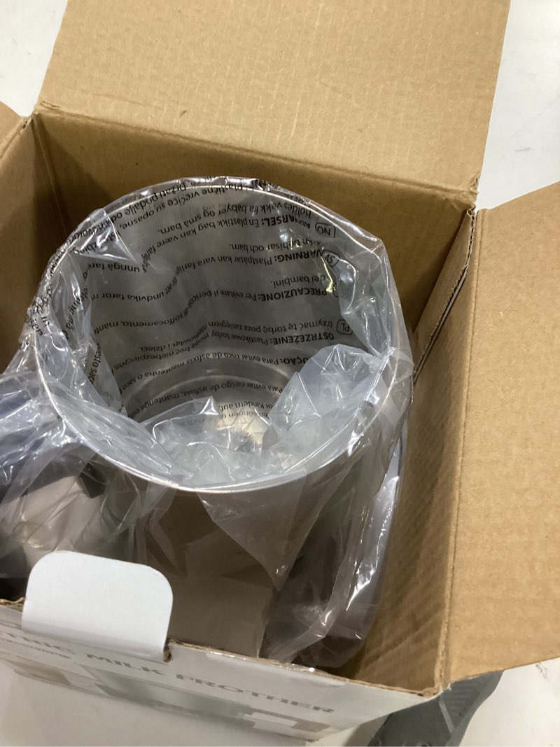 Condition photo showing New/Like New for SIMPLETASTE Milk Frother, 4 in 1 Electric Milk Steamer, 16.91oz/500ml Automatic Warm and Cold Foam Frother for Coffee, Latte, Macchiato, Cappuccino, Hot Chocolate