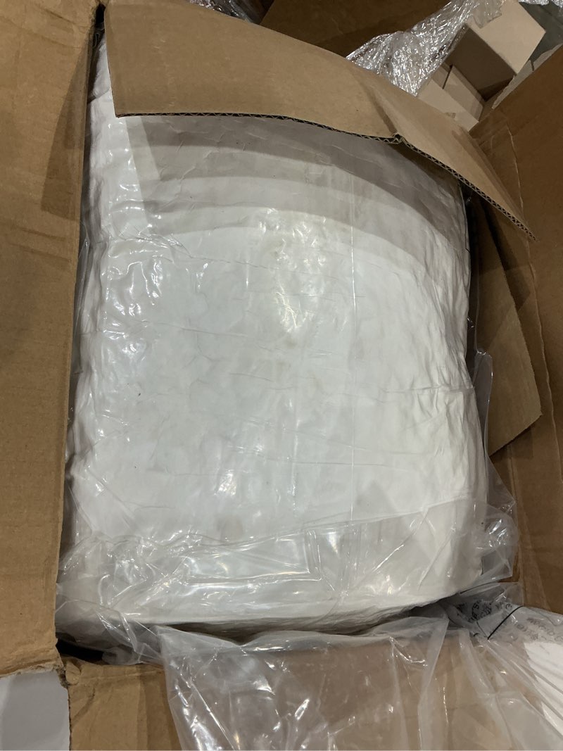 Condition photo showing Good Condition for shouren 5 inch memory foam mattress topper california king, 72"x84" | 5-inch dual-layer design with gel memory foam and shredded foam for plush comfort, stable support and pressure relief white california king
