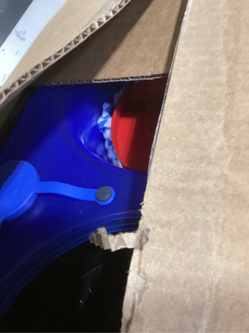 Condition photo showing Good Condition for o-cedar rinseclean spin mop & bucket system | clean with clean water | removes 99% of bacteria